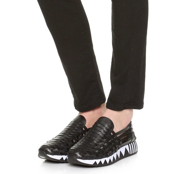 tory burch huarache slip on sneaker